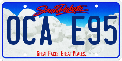 SD license plate 0CAE95