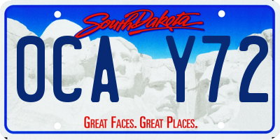 SD license plate 0CAY72