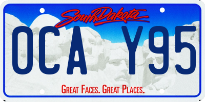 SD license plate 0CAY95