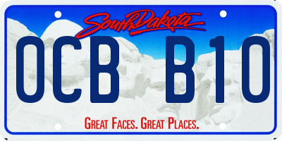 SD license plate 0CBB10