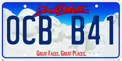SD license plate 0CBB41