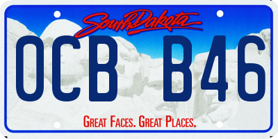 SD license plate 0CBB46