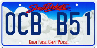 SD license plate 0CBB51