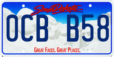 SD license plate 0CBB58