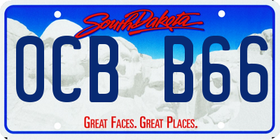 SD license plate 0CBB66