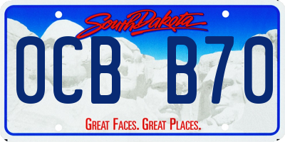 SD license plate 0CBB70