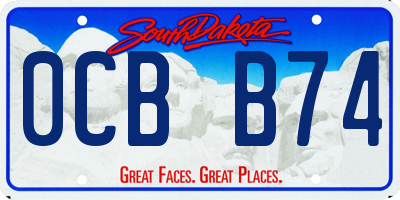 SD license plate 0CBB74