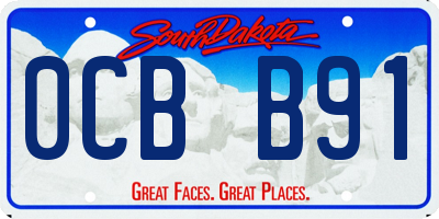 SD license plate 0CBB91