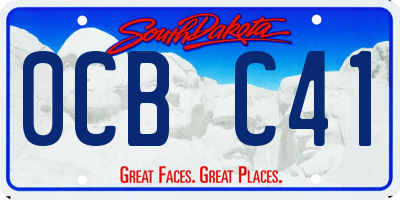 SD license plate 0CBC41