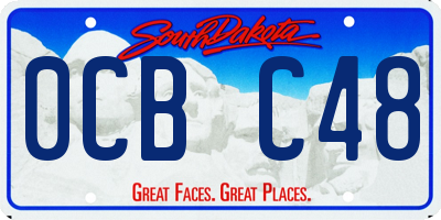 SD license plate 0CBC48