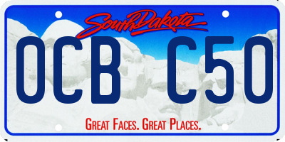 SD license plate 0CBC50