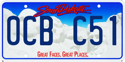 SD license plate 0CBC51