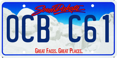 SD license plate 0CBC61