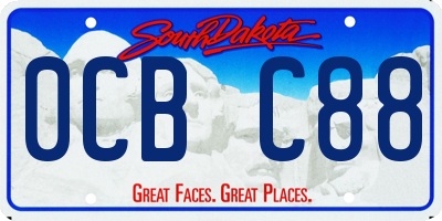SD license plate 0CBC88