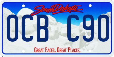 SD license plate 0CBC90