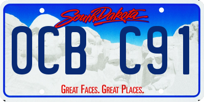 SD license plate 0CBC91