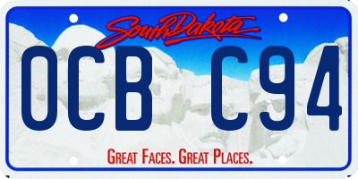 SD license plate 0CBC94