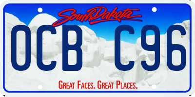 SD license plate 0CBC96