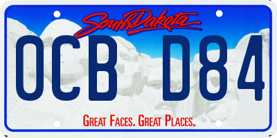 SD license plate 0CBD84