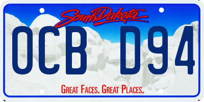 SD license plate 0CBD94