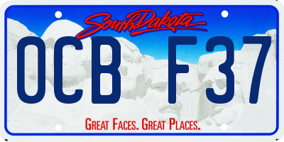 SD license plate 0CBF37