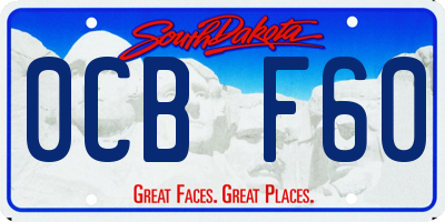 SD license plate 0CBF60