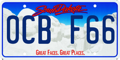 SD license plate 0CBF66