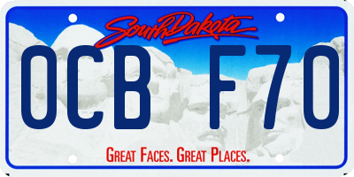 SD license plate 0CBF70