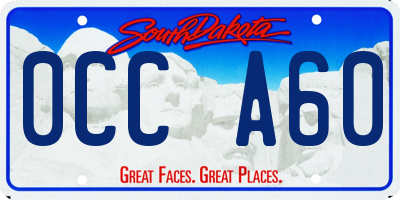 SD license plate 0CCA60