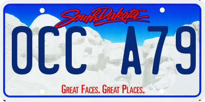 SD license plate 0CCA79