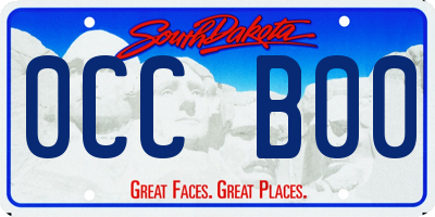 SD license plate 0CCB00