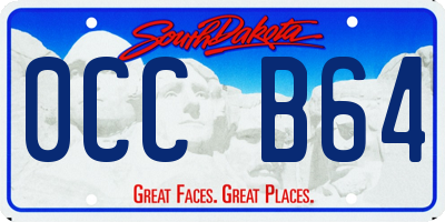 SD license plate 0CCB64