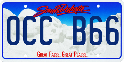 SD license plate 0CCB66