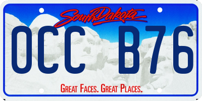 SD license plate 0CCB76