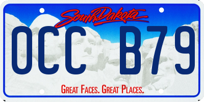 SD license plate 0CCB79