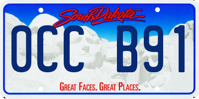 SD license plate 0CCB91
