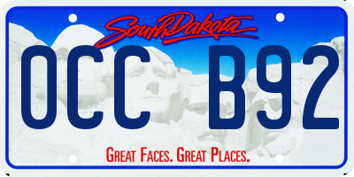 SD license plate 0CCB92