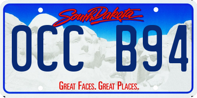 SD license plate 0CCB94
