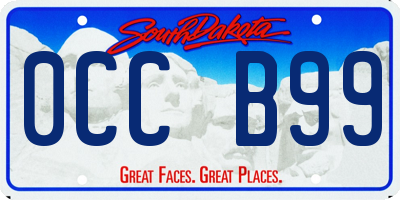 SD license plate 0CCB99