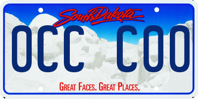 SD license plate 0CCC00