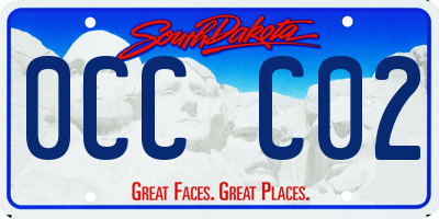 SD license plate 0CCC02