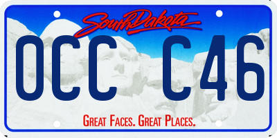 SD license plate 0CCC46