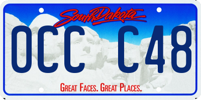 SD license plate 0CCC48