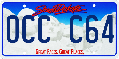 SD license plate 0CCC64