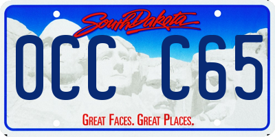 SD license plate 0CCC65