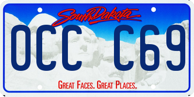 SD license plate 0CCC69