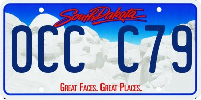 SD license plate 0CCC79