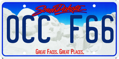 SD license plate 0CCF66