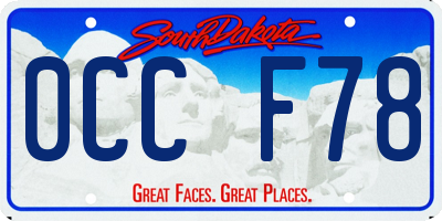 SD license plate 0CCF78