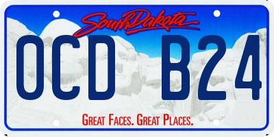 SD license plate 0CDB24
